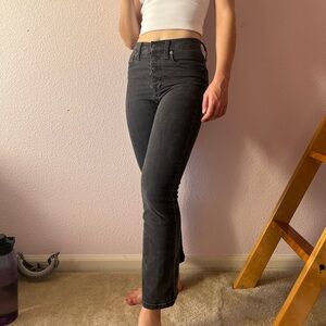 Black Madewell Jeans Cali Demi Boot